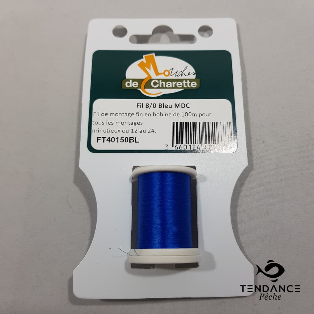 Fil 8/0 - Mouches De Charette - Bleu