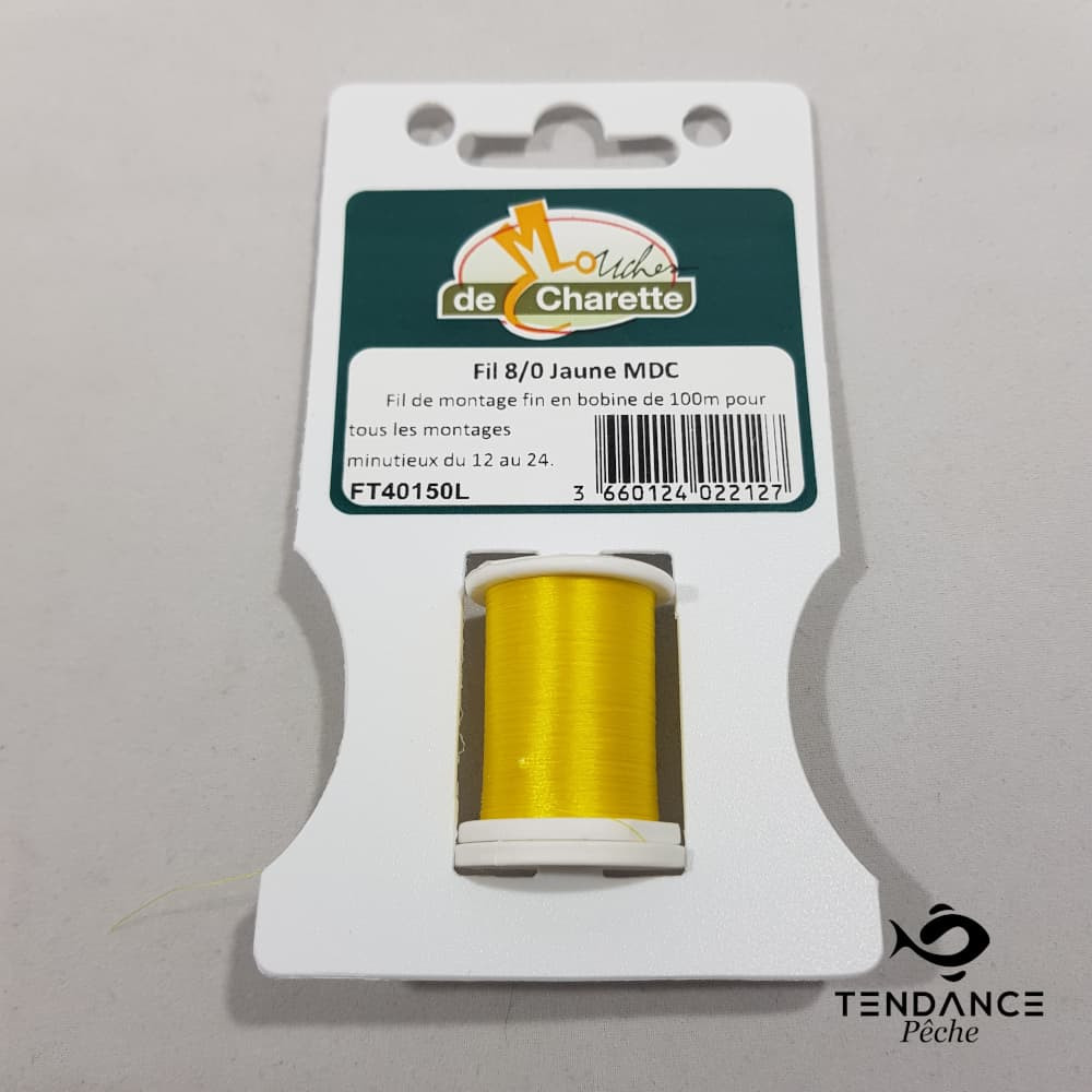Fil 8/0 - Mouches De Charette - Jaune
