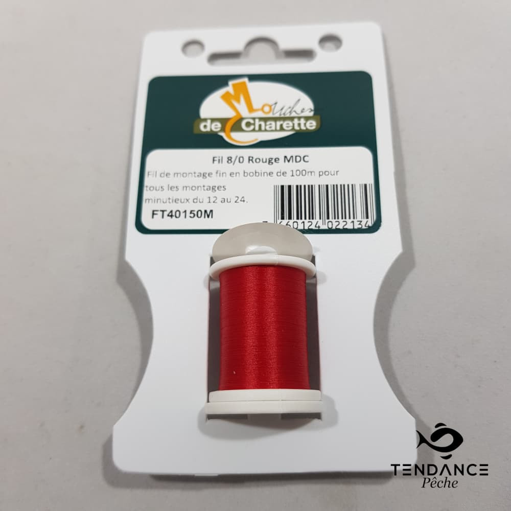 Fil 8/0 - Mouches De Charette - Rouge
