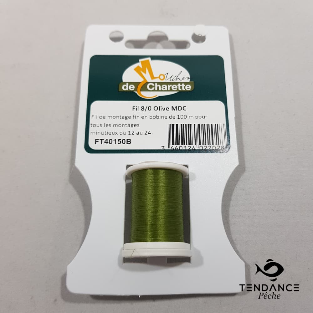 Fil 8/0 - Mouches De Charette - Olive