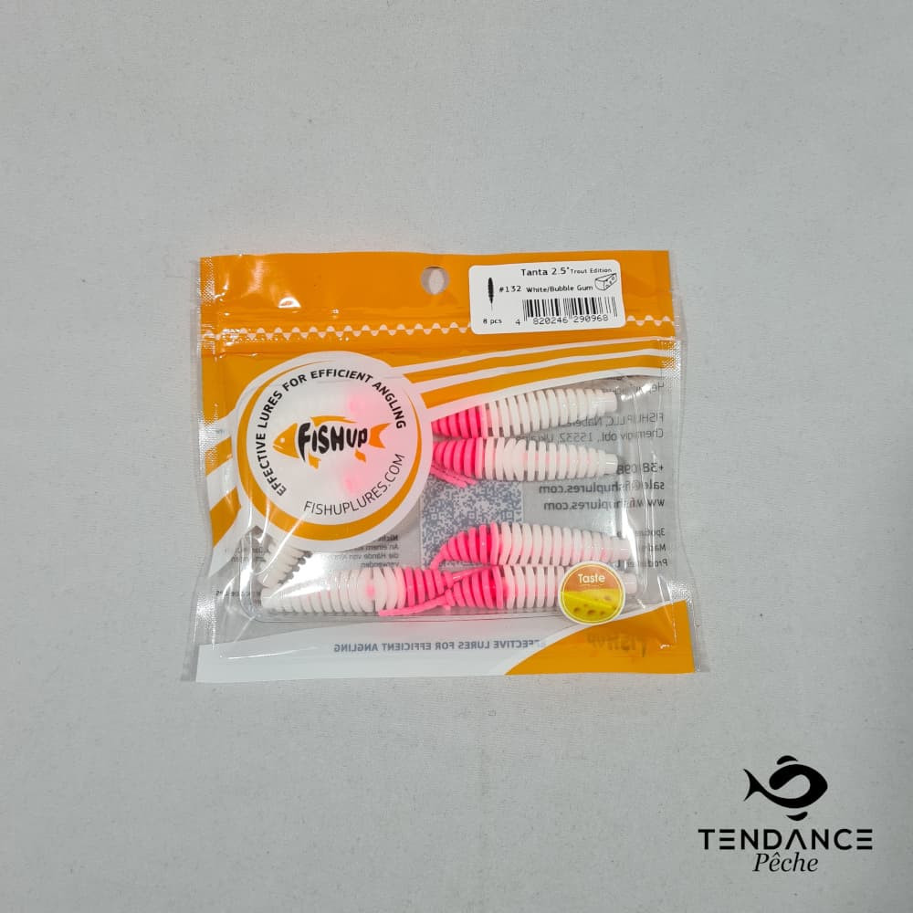 Tanta Trout 2.5" - Fish Up - White / Bubble Gum