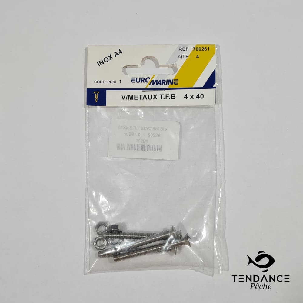 Vis Métaux T.F.B 4 mm - VDM - 4 x 40