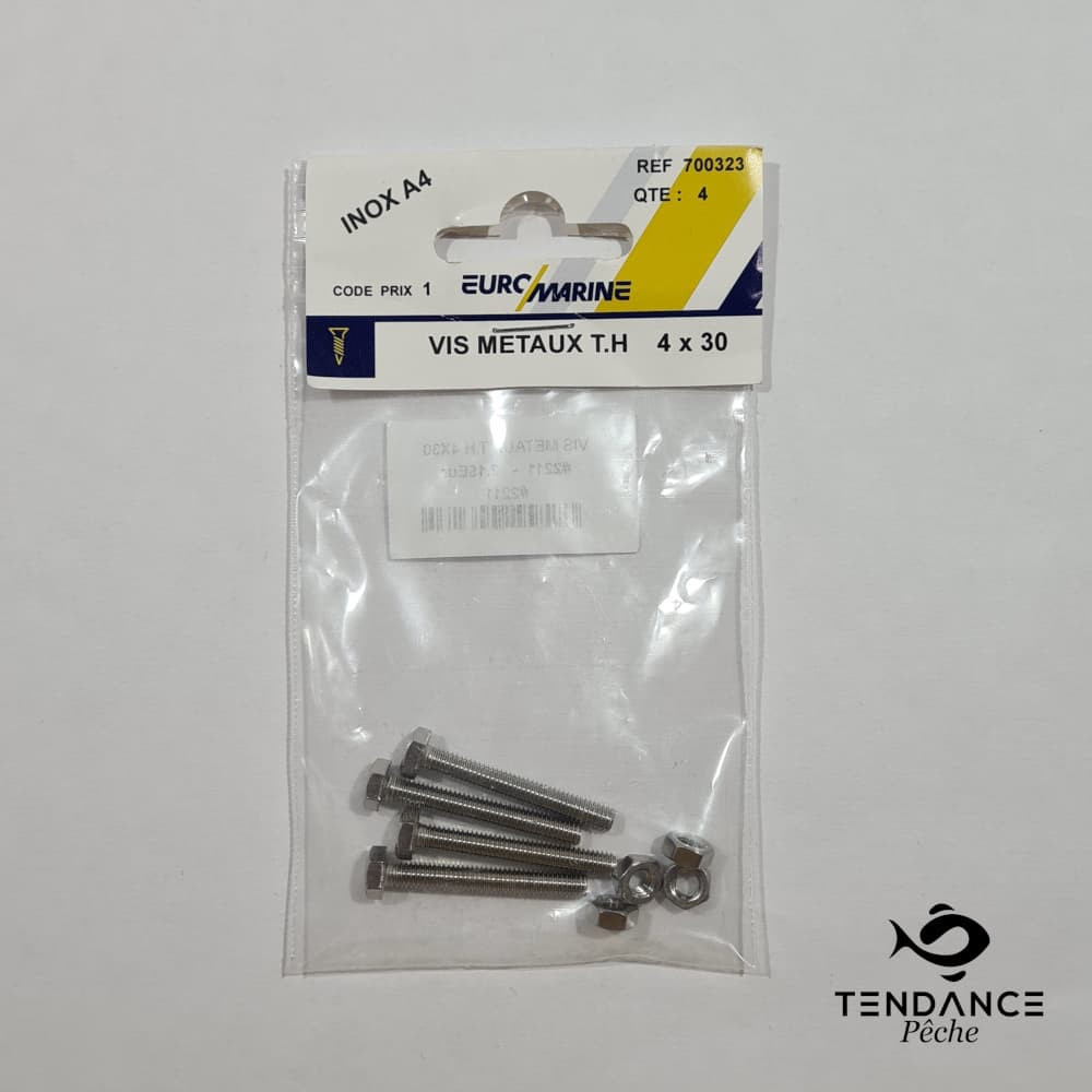 Vis Métaux T.H 4 mm - VDM - 4 x 30