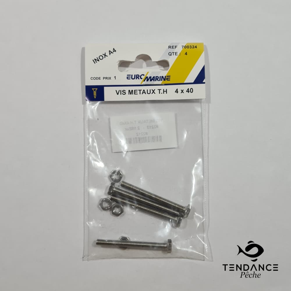 Vis Métaux T.h 4 Mm - Vdm - 4 X 40