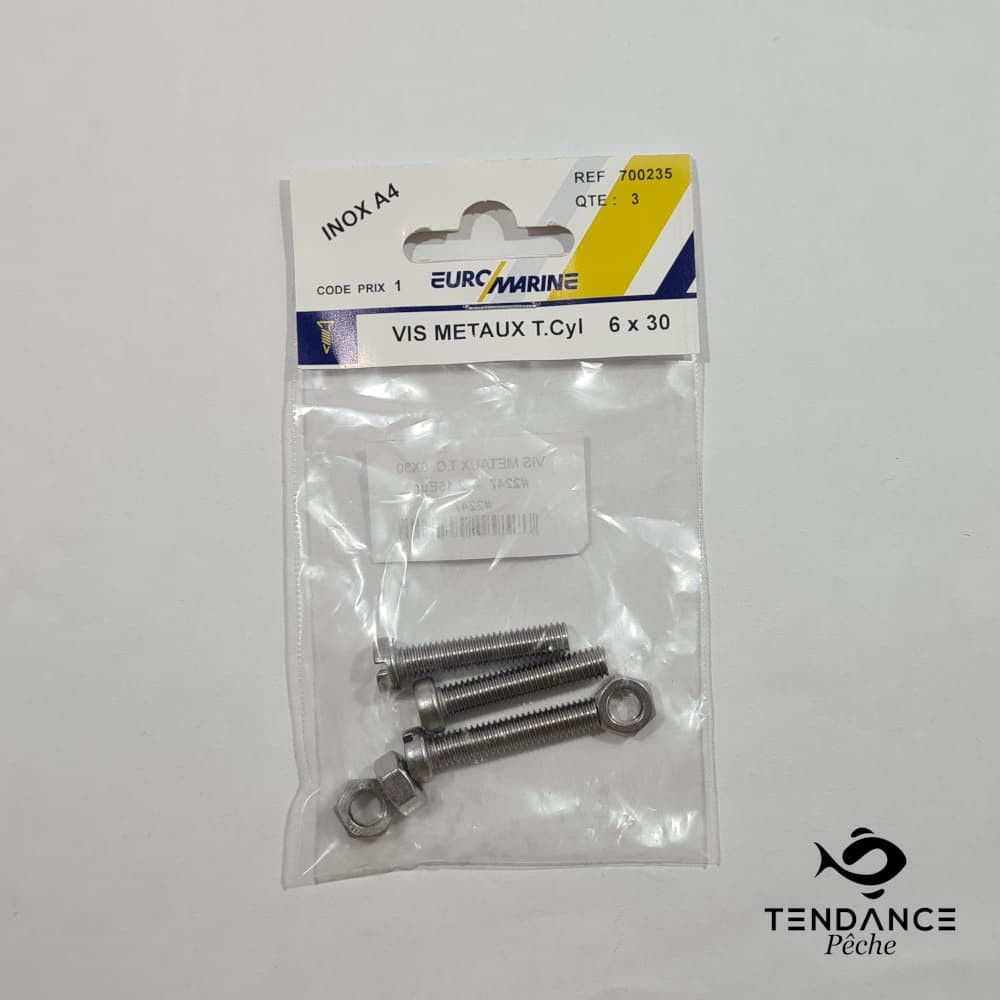Vis Métaux T.cyl 6 Mm - Vdm - 6 X 30