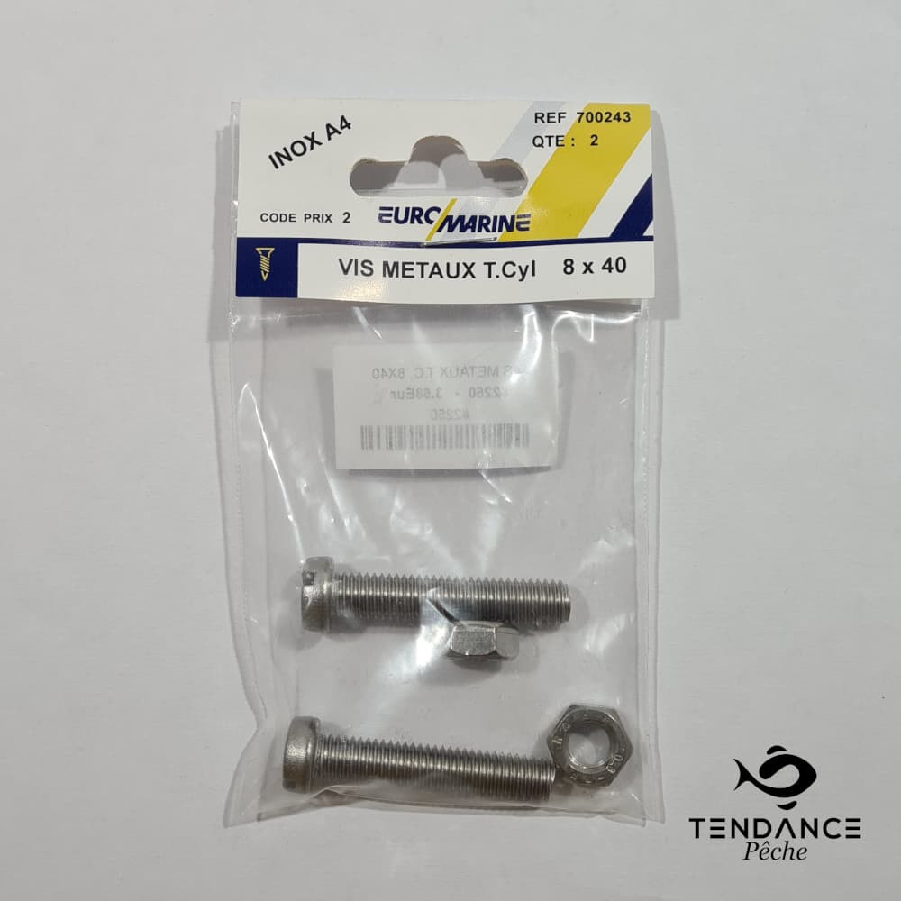 Vis Métaux T.cyl 8 Mm - Vdm - 8 X 40