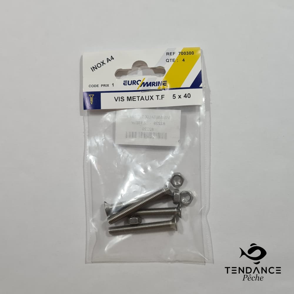 Vis Métaux T.f 5 Mm - Vdm - 5 X 40