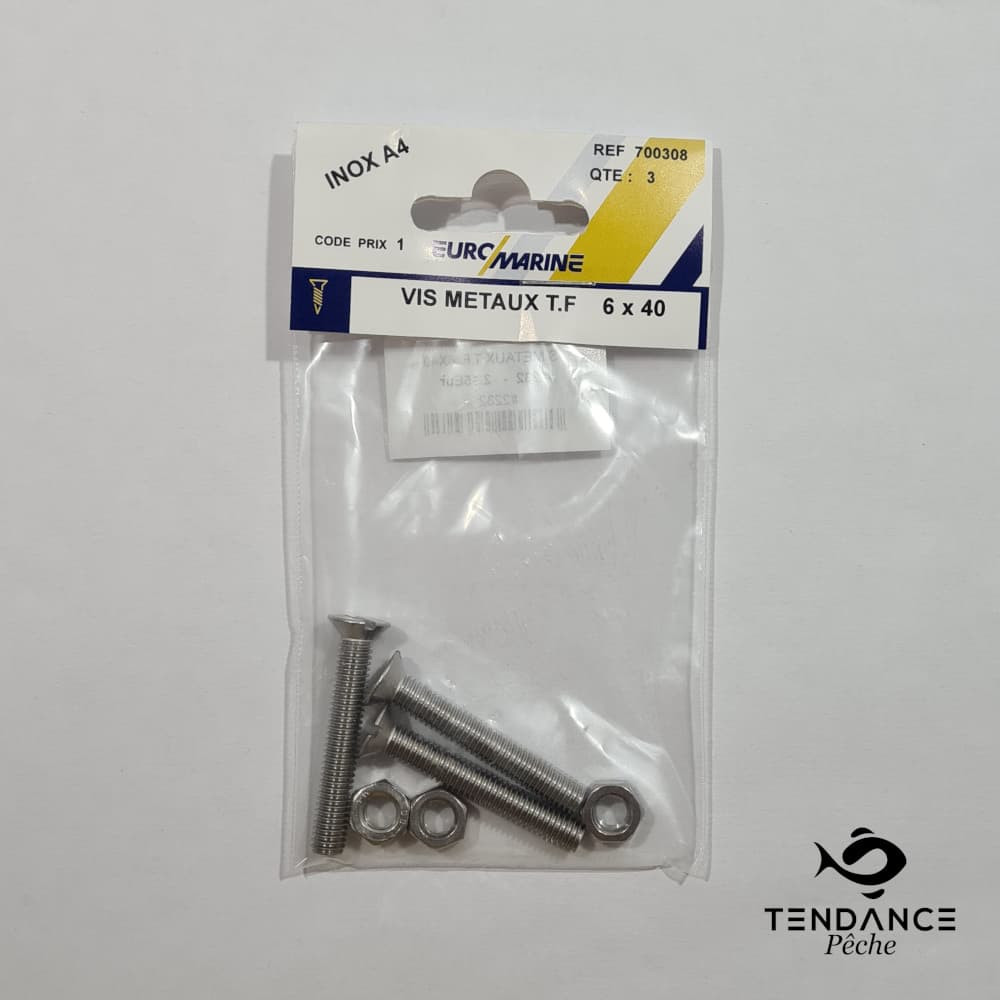 Vis Métaux T.f 6 Mm - Vdm - 6 X 40 
