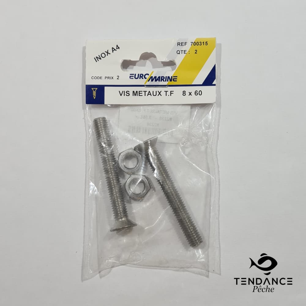 Vis Métaux T.f 8 Mm - Vdm - 8 X 60