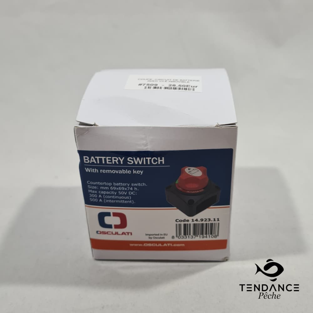 Coupe circuit de batterie - OSCULATI