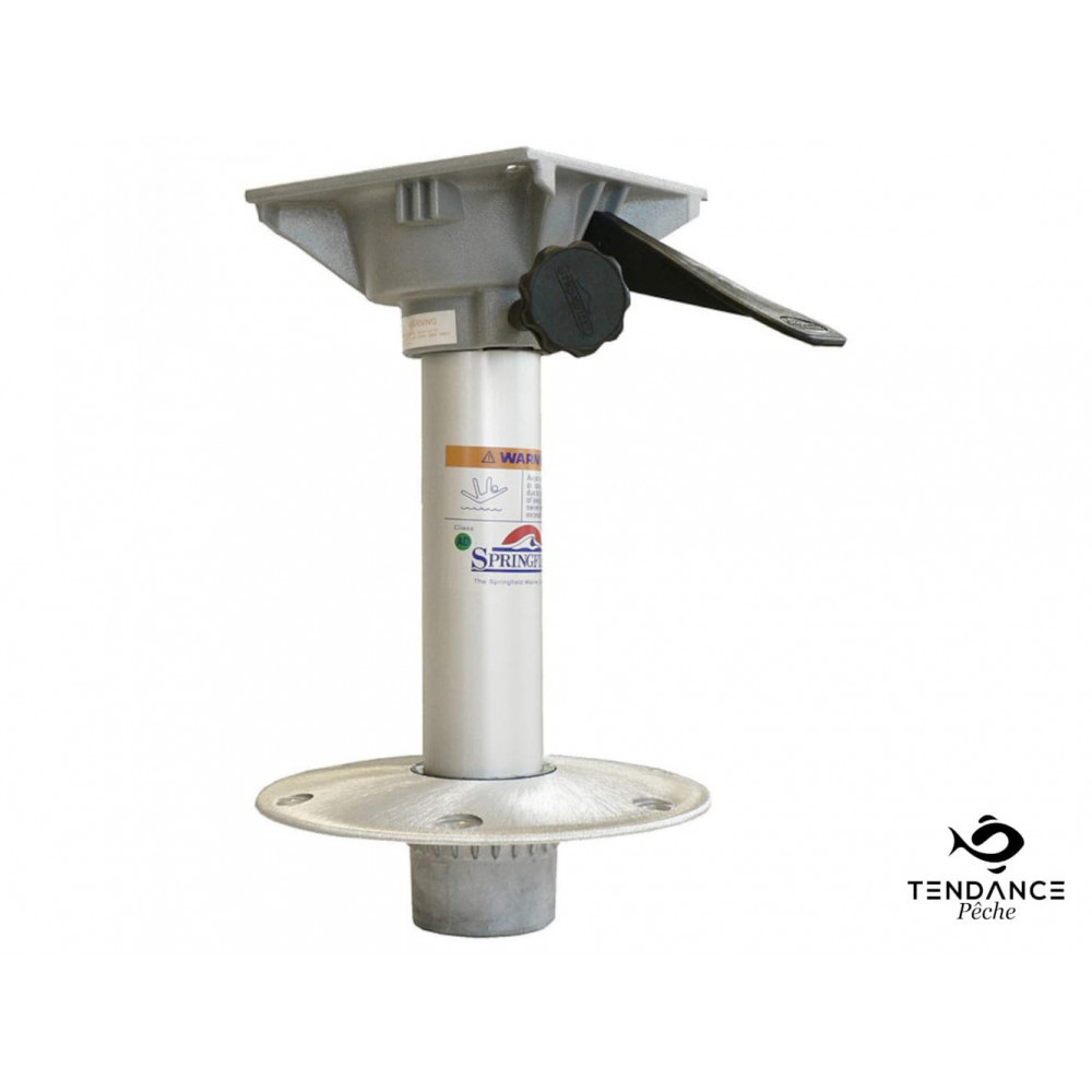 Pied de siège fixe avec support et embase