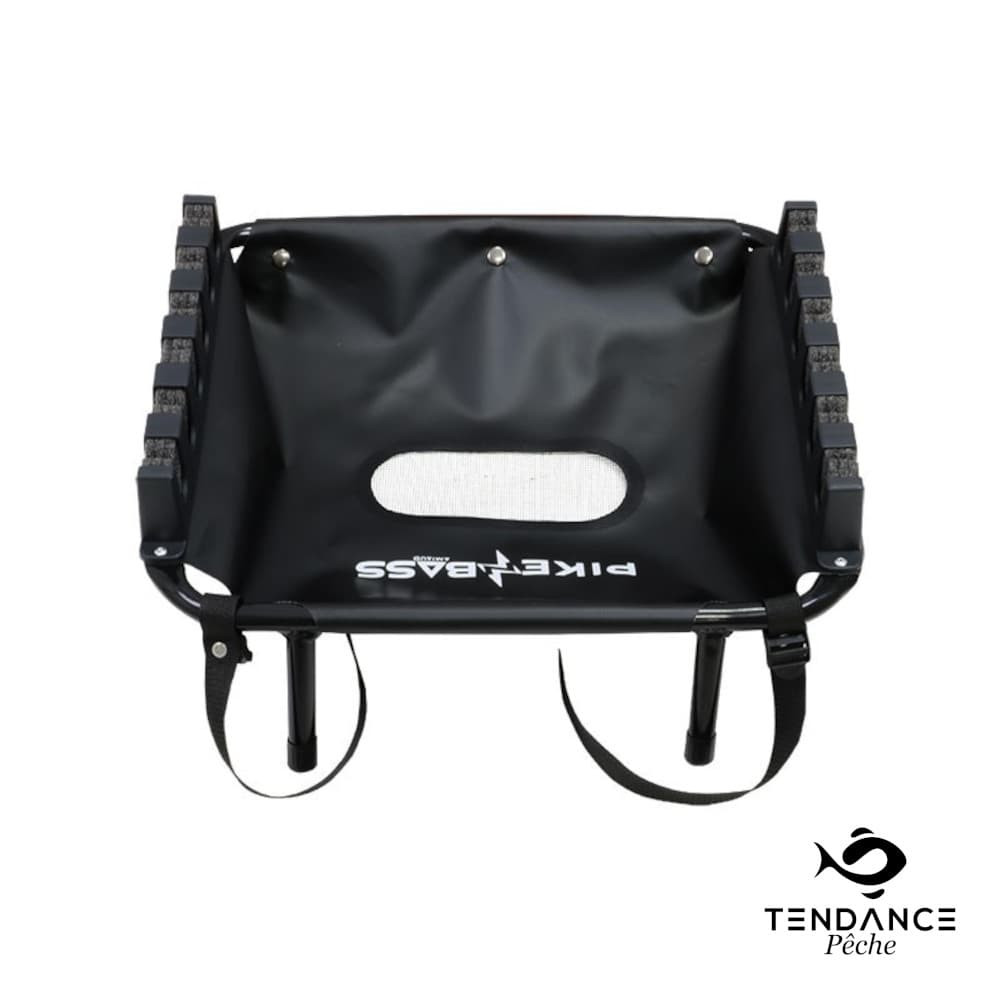 Porte canne pour float tube avec bac - PIKE'N'BASS