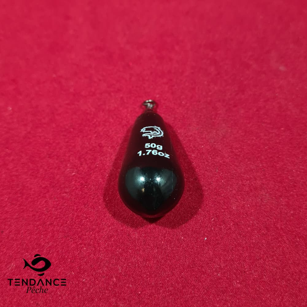 Plomb Poire Plastique Noir, À L'unité (Gr Au Choix) - 50 Grammes