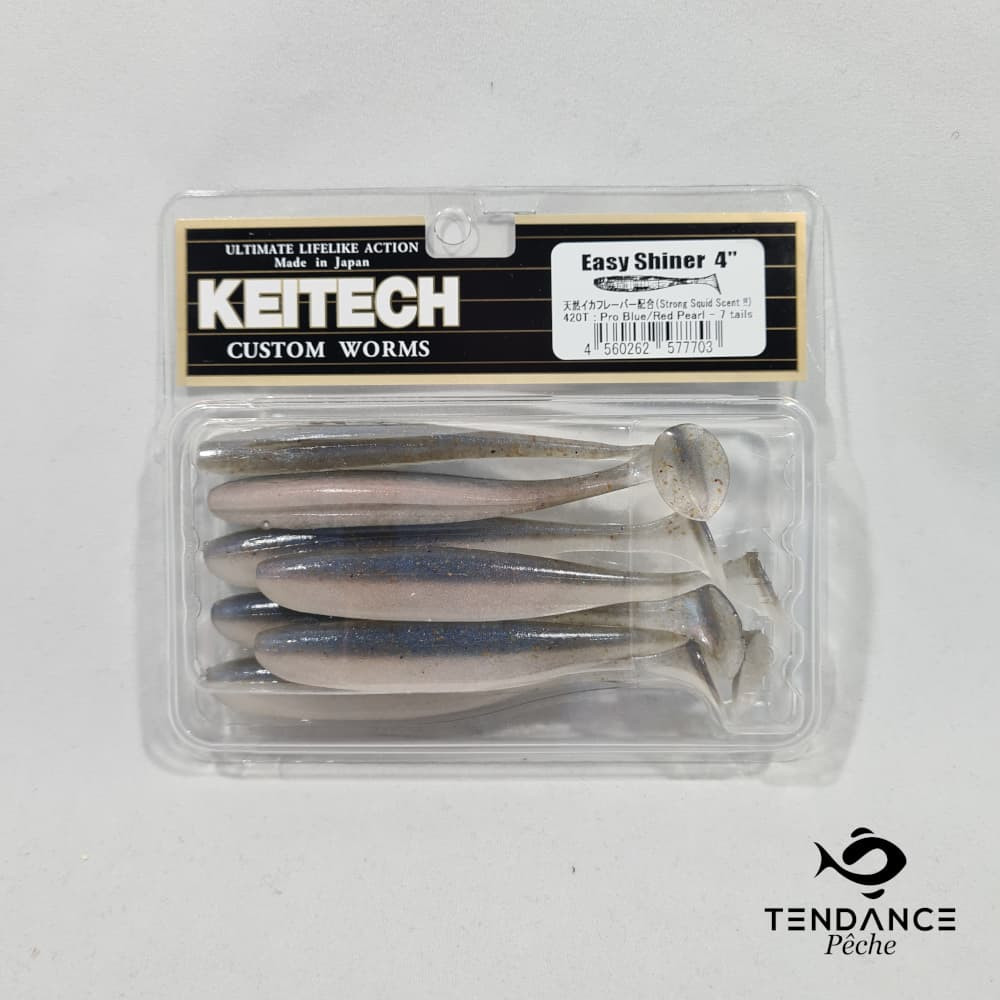 Easy Shiner 4" - Keitech - Pro Blue/Red Pearl