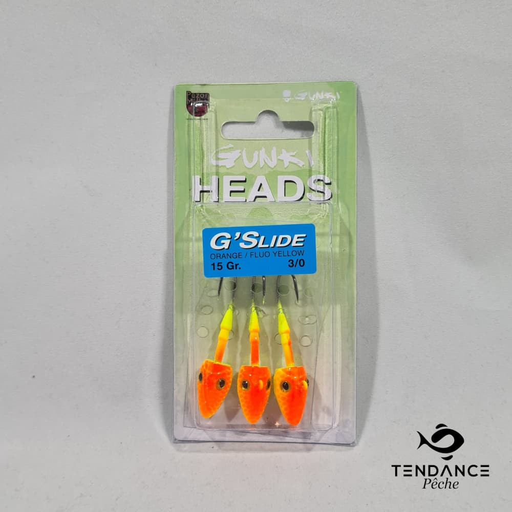 G'slide 15 Grammes - Gunki - Orange Et Jaune Fluo 