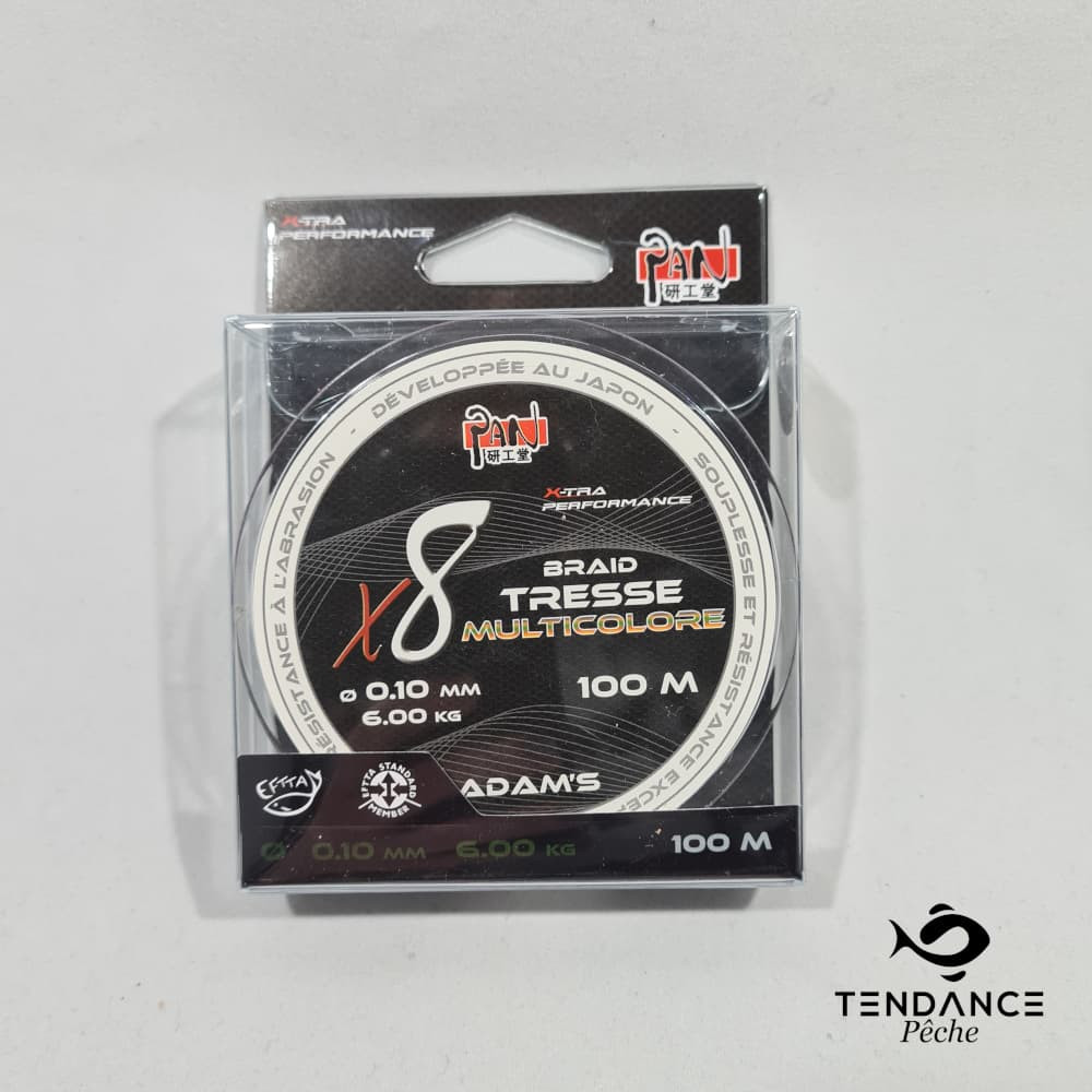 Tresse multicolor - ADAM'S - 0.10mm