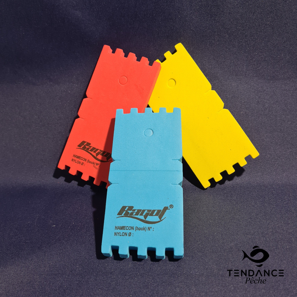 Plioir rectangulaire 12x5.5cm en mousse - Ragot