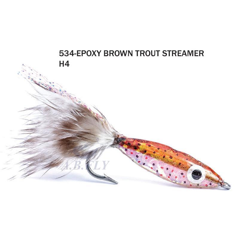 Epoxy Brown Trout Streamer H4 - BROWN (Marron) - RAINY'S