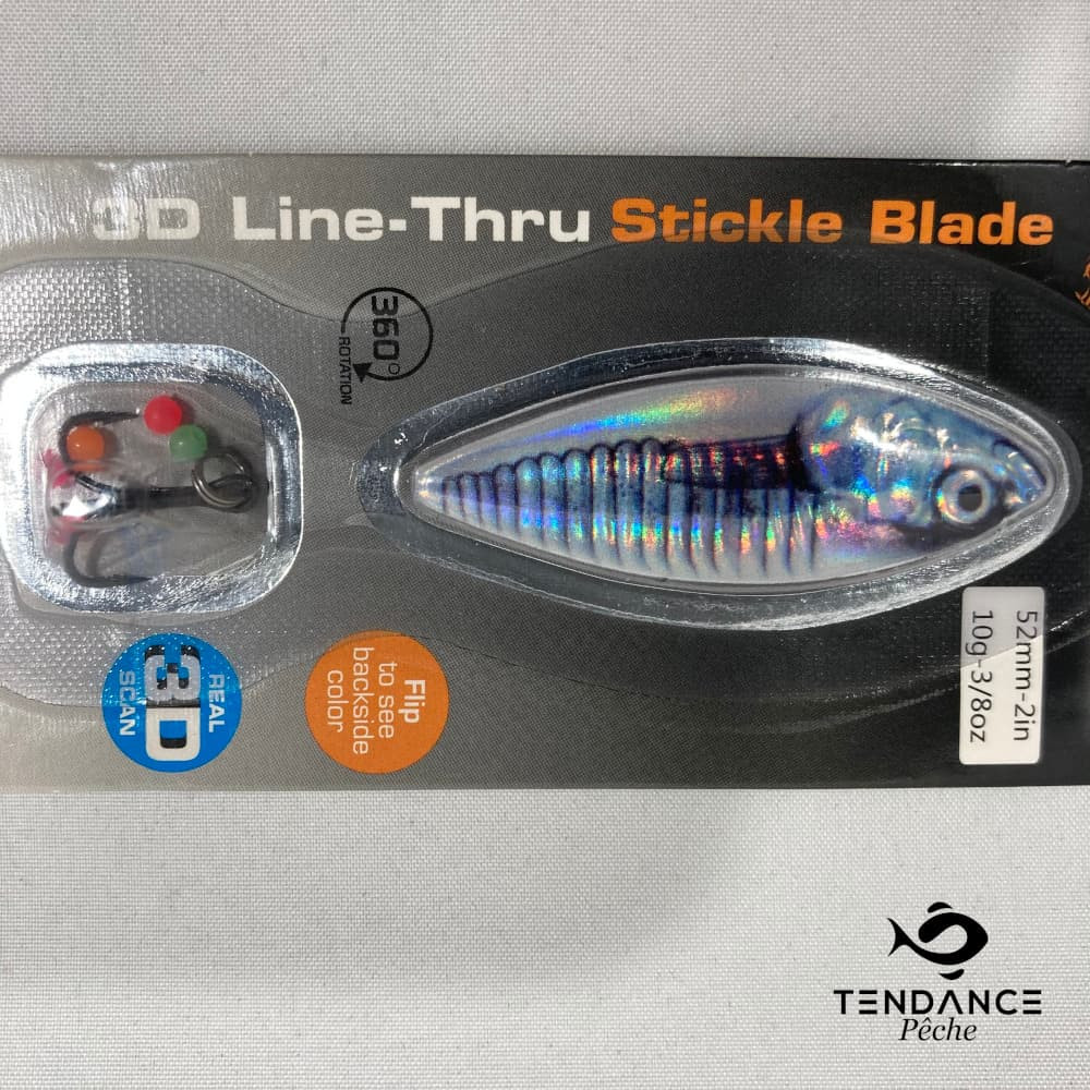 Line thru stickle blade 52 - Savage gear - Whitesilver