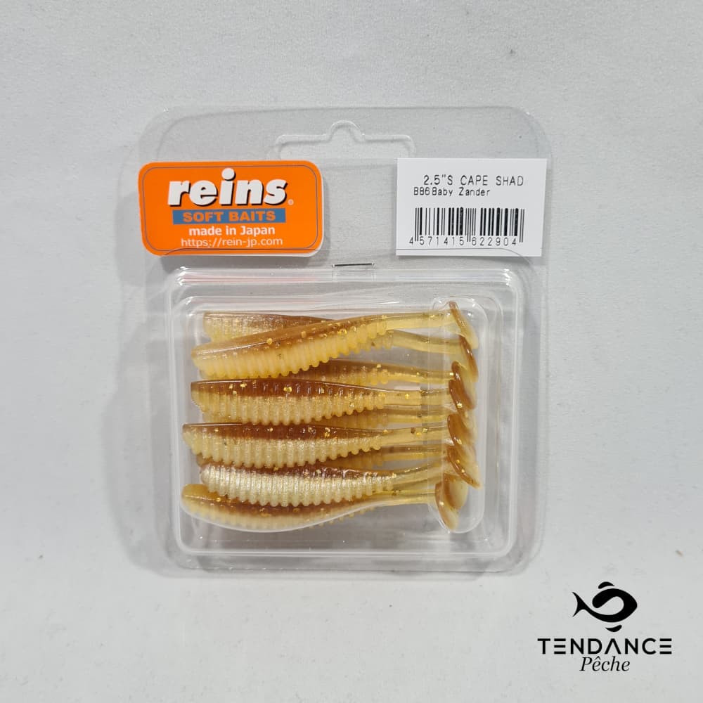 S Cape Shad 2.5" - Reins - Baby Zander 
