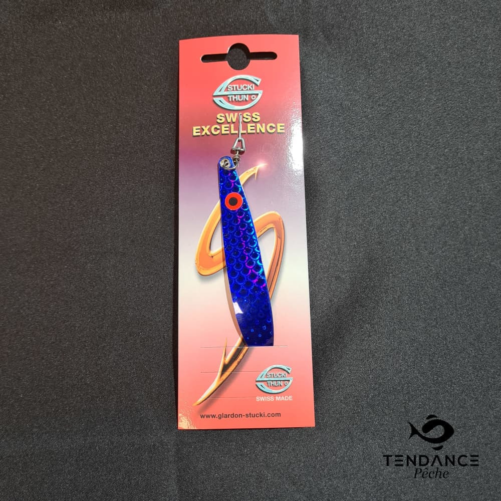 Cuiller Flash 90Mm - Stucki - Bleu Foncé/Argent