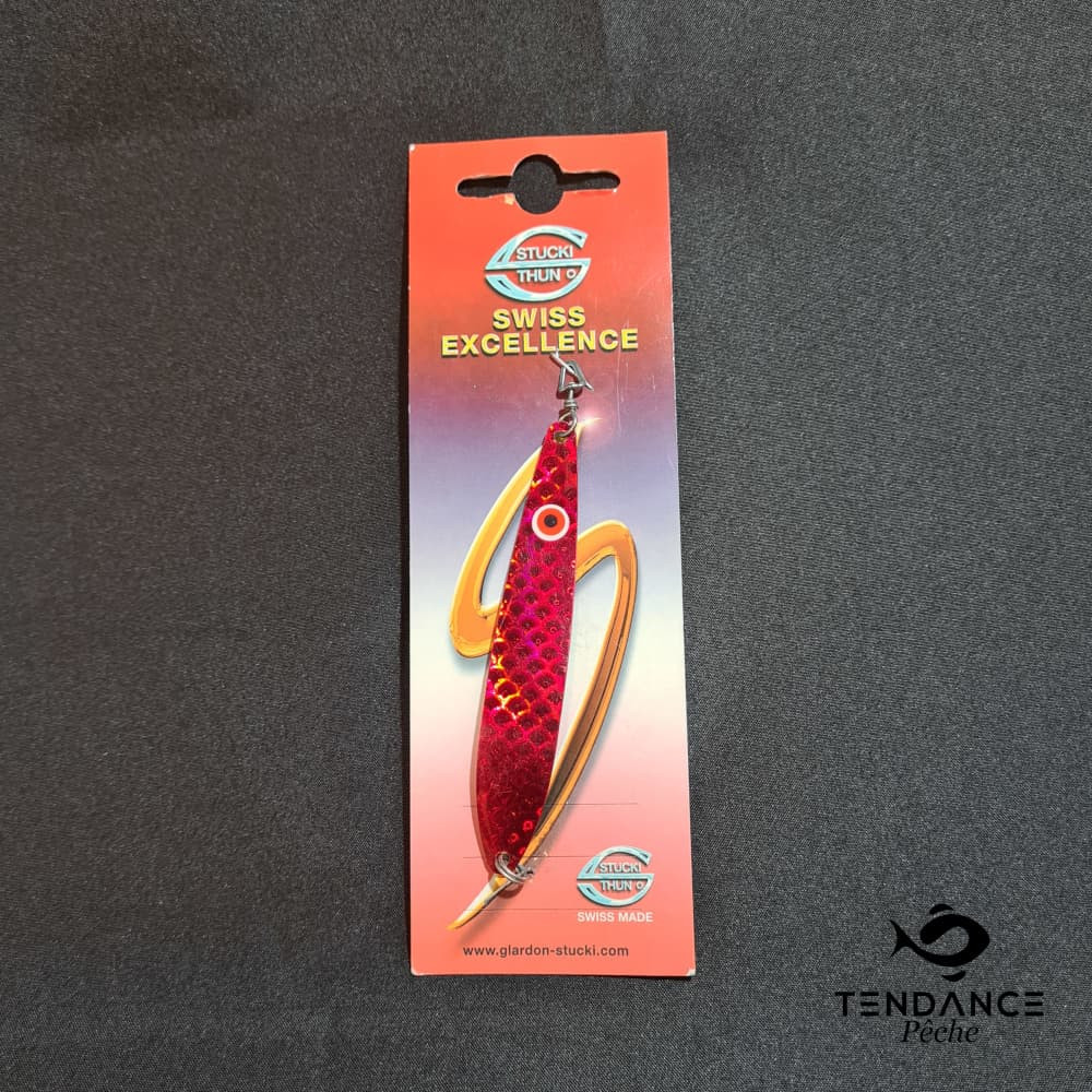 Cuiller Flash 90Mm - Stucki - Rouge/Argent