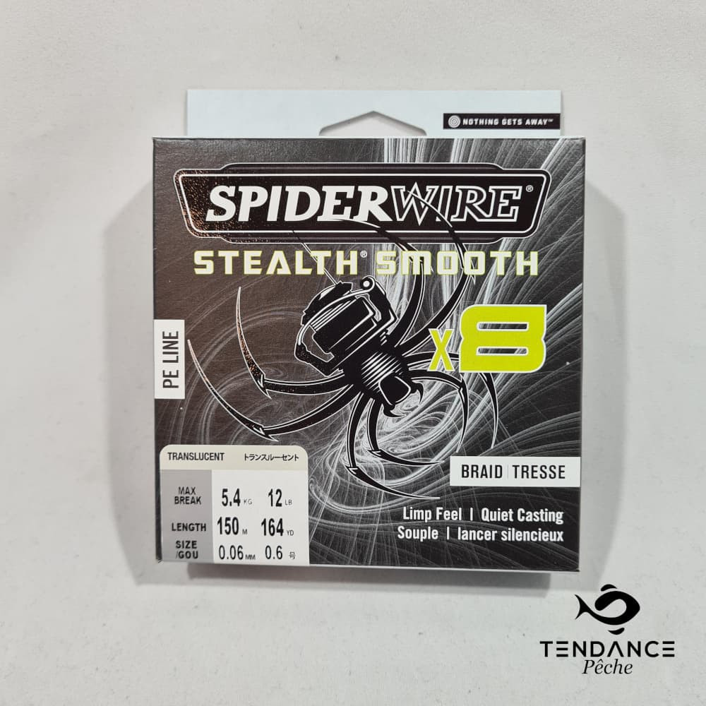 Spider wire stealth smooth translucent - SPIDERWIRE - 0.06 mm