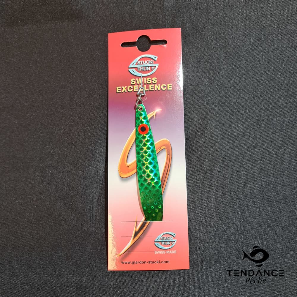 Cuiller Flash 90Mm - Stucki - Vert/Argent