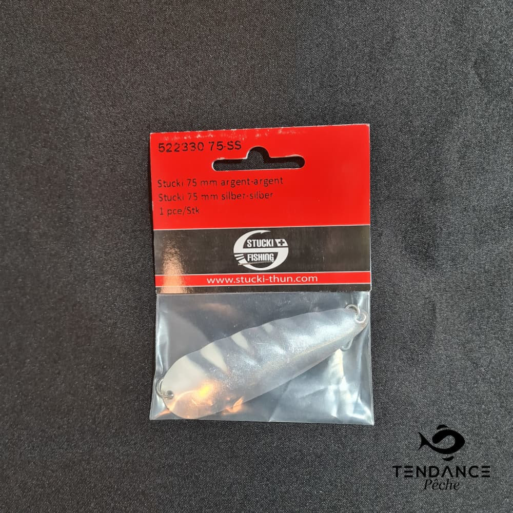 Cuiller Martelée Bicolor 75Mm - Stucki - Argent/Argent