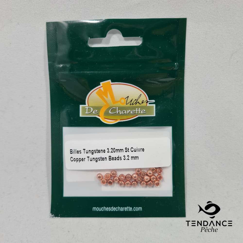 Billes Tungstène 3.2 Mm - Mouches De Charette - Cuivre