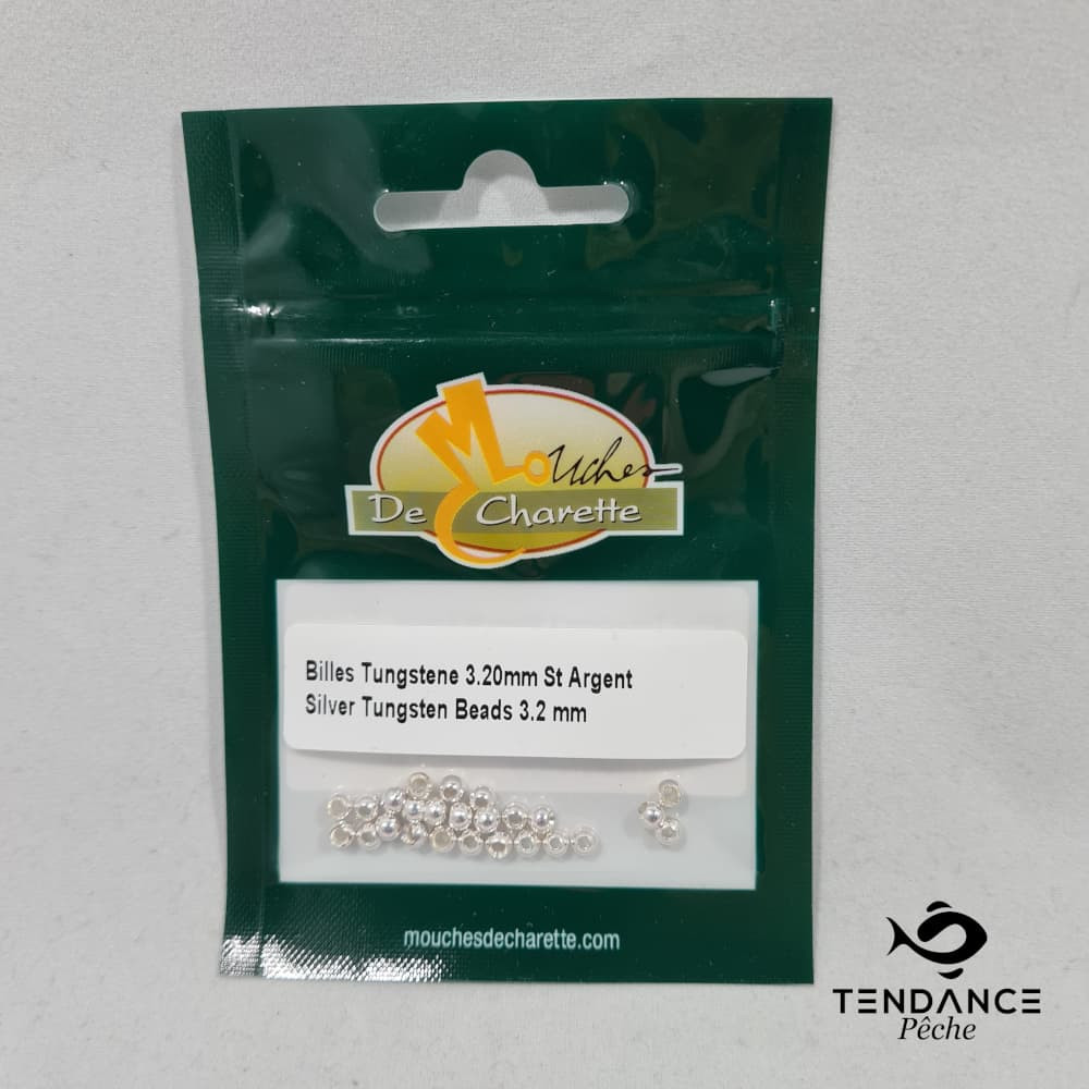 Billes tungstène 3.2 mm - MOUCHES DE CHARETTE - Argent 
