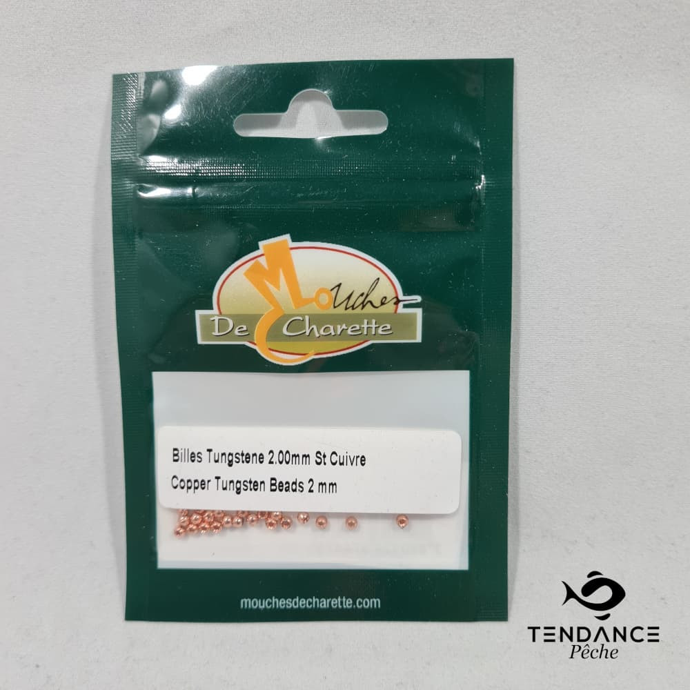 Billes Tungstène 2 Mm - Mouches De Charette - Cuivre