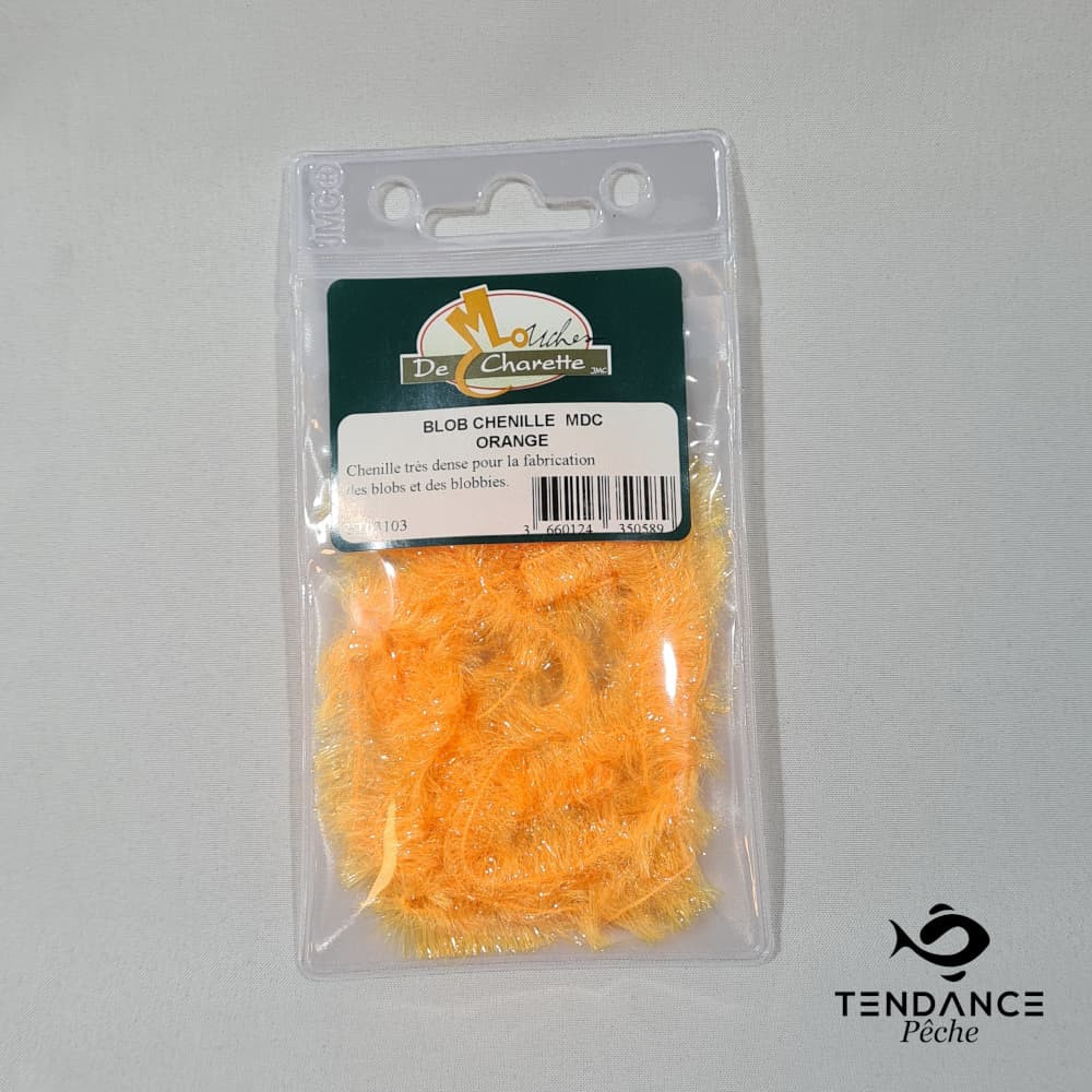 Blob Chenille - Mouche De Charette - Orange