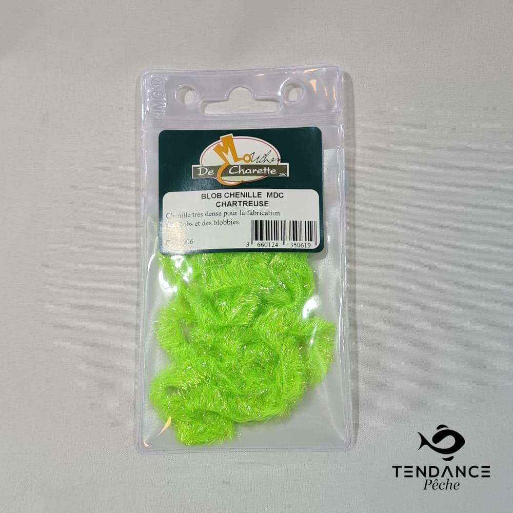 Blob Chenille - Mouche De Charette - Chartreuse