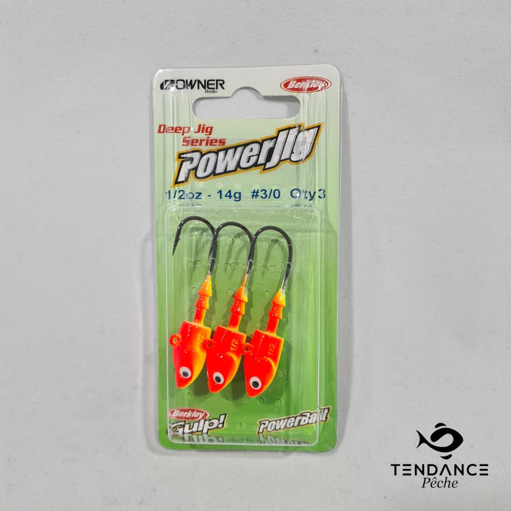 Deep Jig 1/2 Oz - Berkley - Fluo Orange / Yellow 