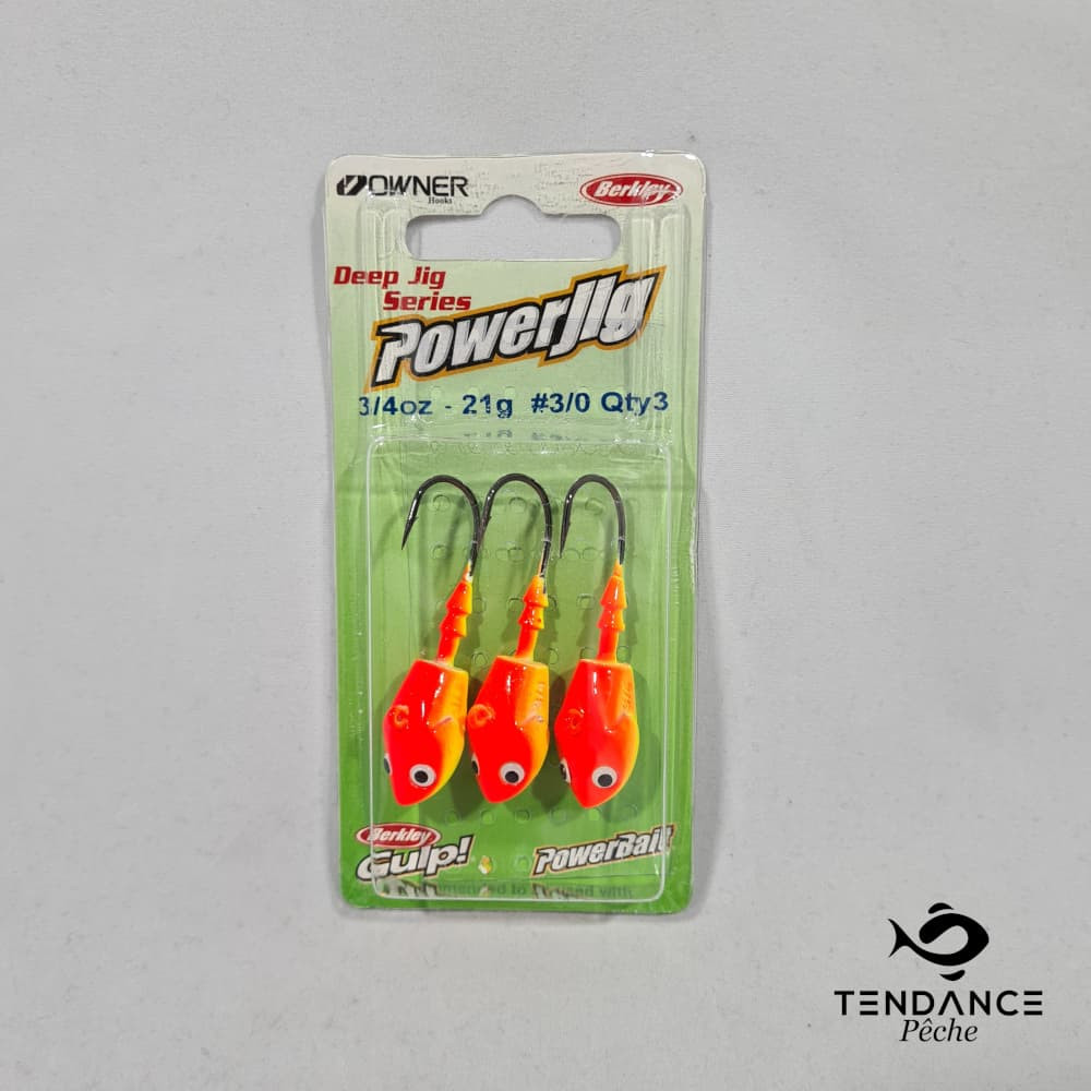 Deep Jig 3/4 Oz - Berkley - Fluo Orange / Yellow 
