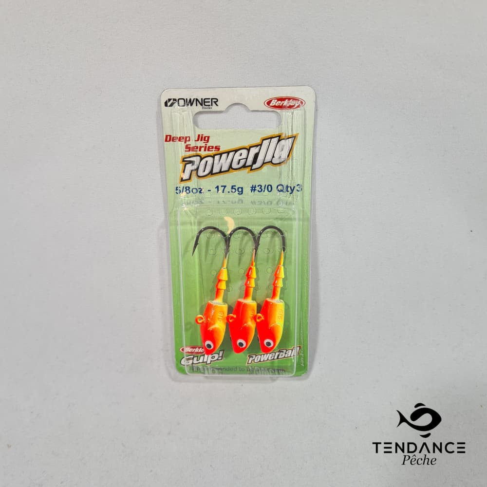 Deep Jig 5/8 Oz - Berkley - Fluo Orange / Yellow 