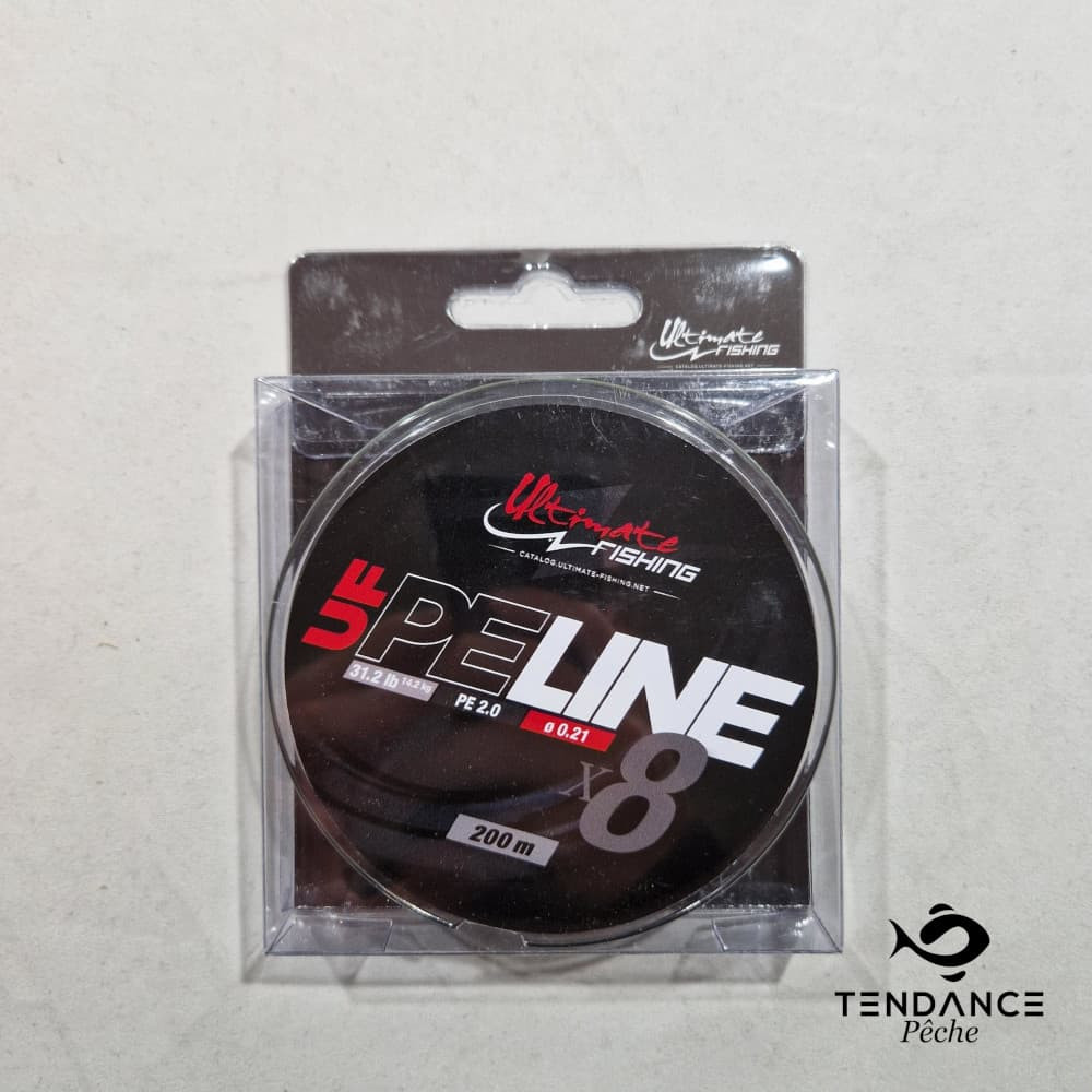 Tresse UF PELINE X8 200m - ultimate fishing - pe 2.0