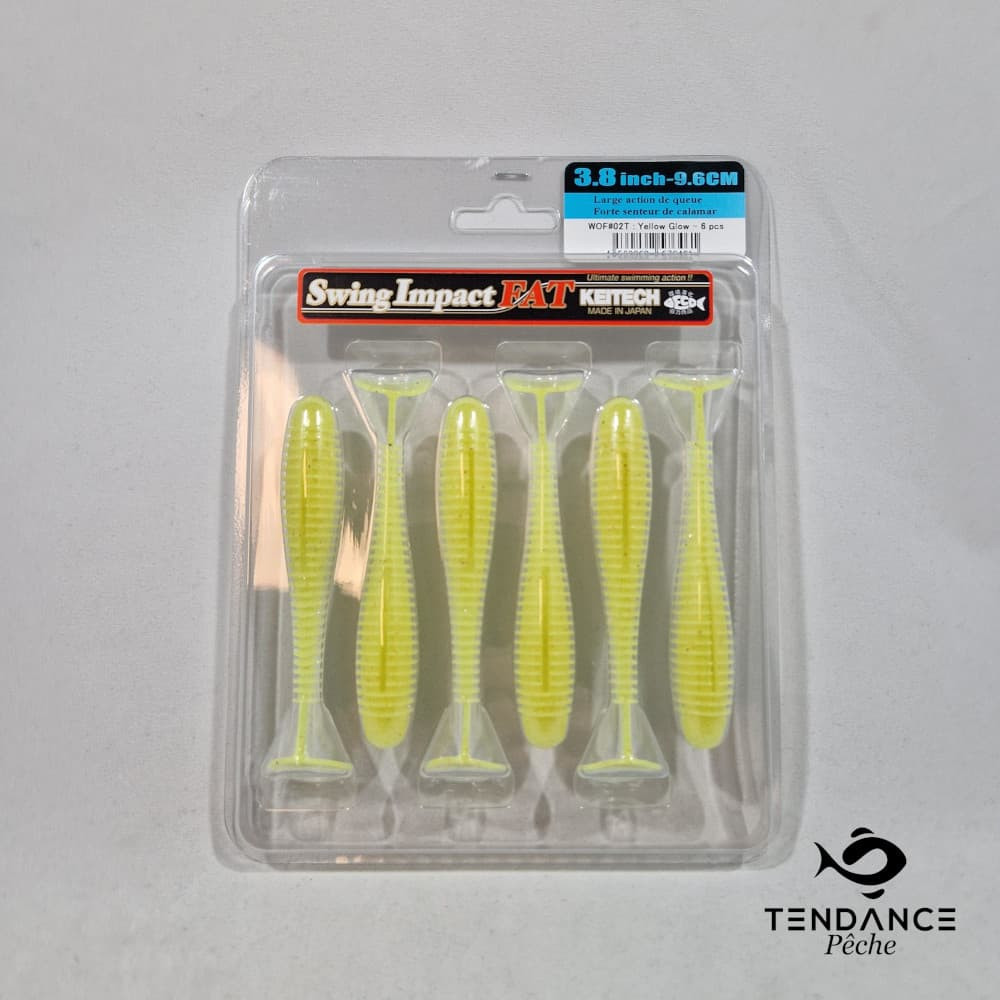 Swing Impact 3.8" - Keitech - Yellow Glow 
