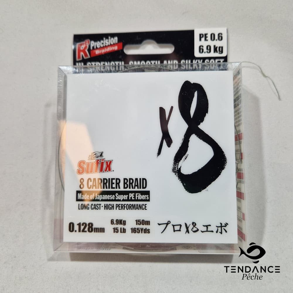 Tresse X8 Carrier Braid - Sufix - 0.128 Mm