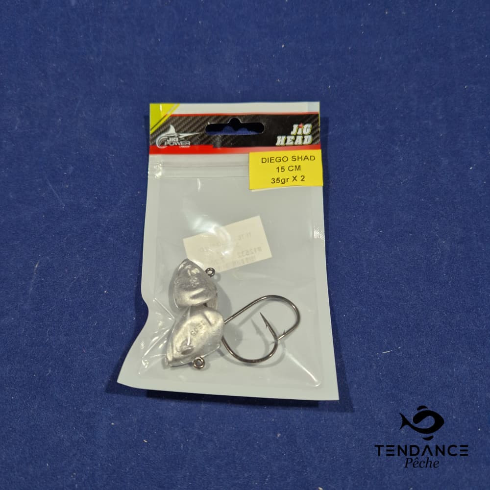 Têtes Diego Shad - Powerline - 35 Gr