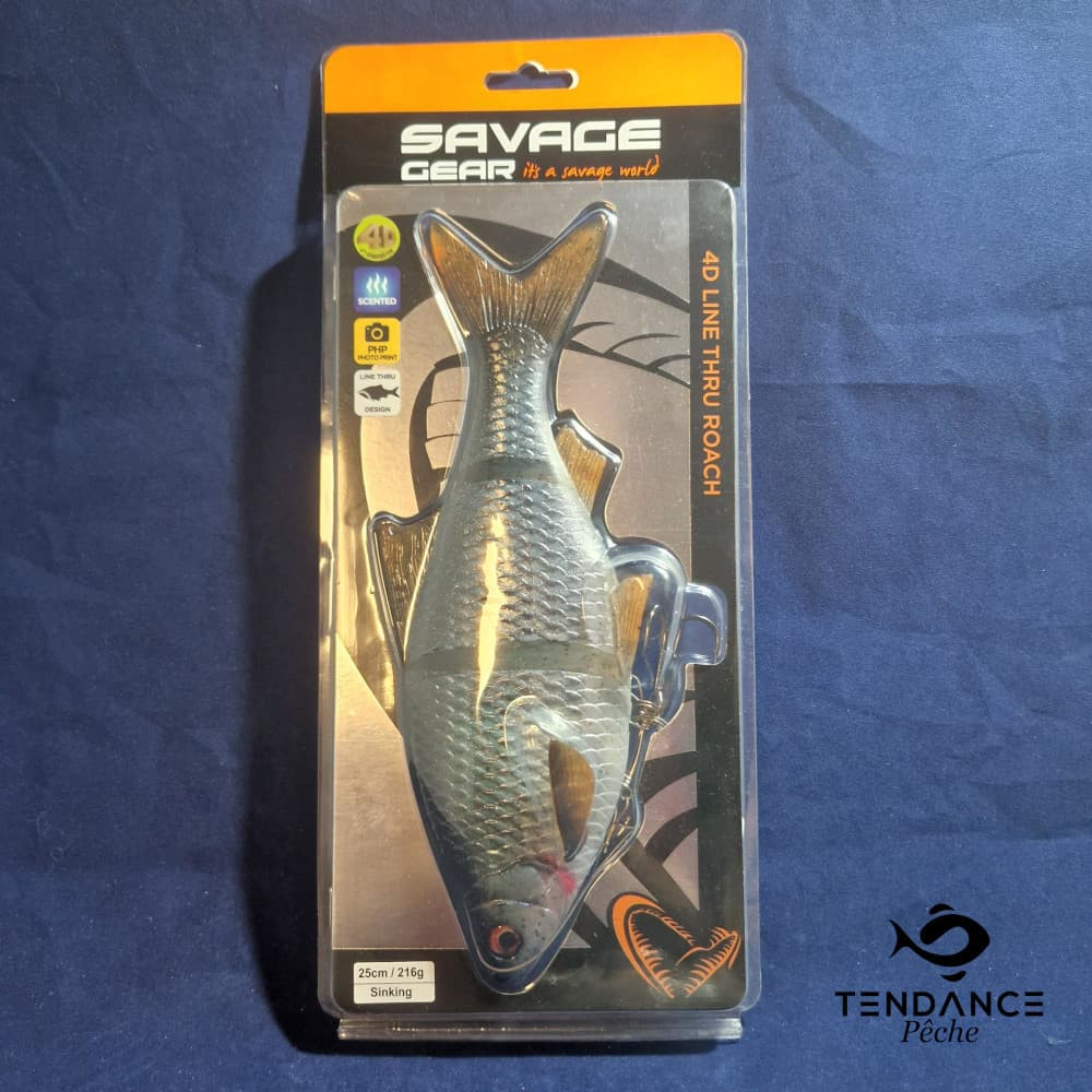 4D Line Thru Roach 25Cm 216Gr Sinking - Savagegear - Roach Ghost 