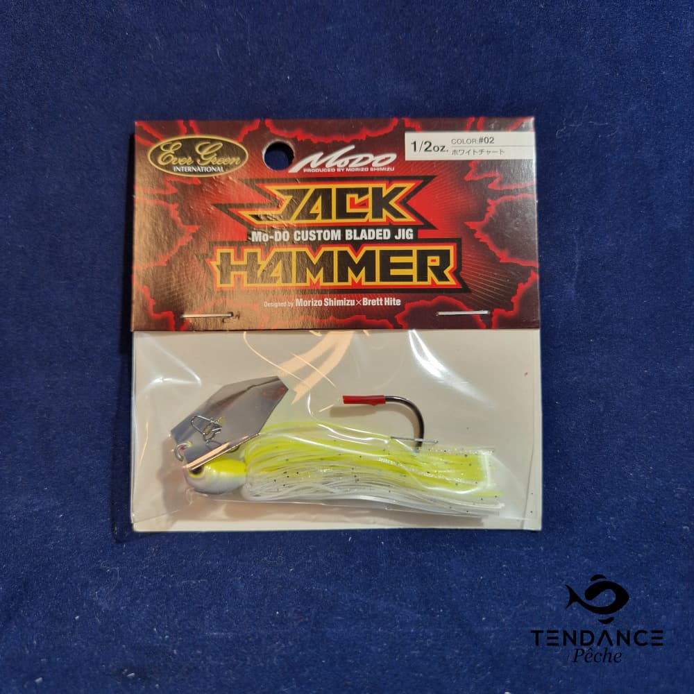 Jack Hammer 1/2Oz - Evergreen - White Chart 