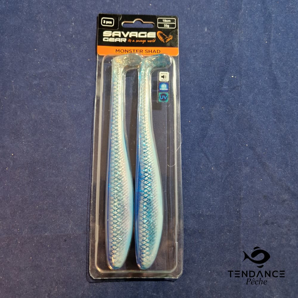 Monster Shad 18Cm 85Gr - Savage Gear - Blue Silver
