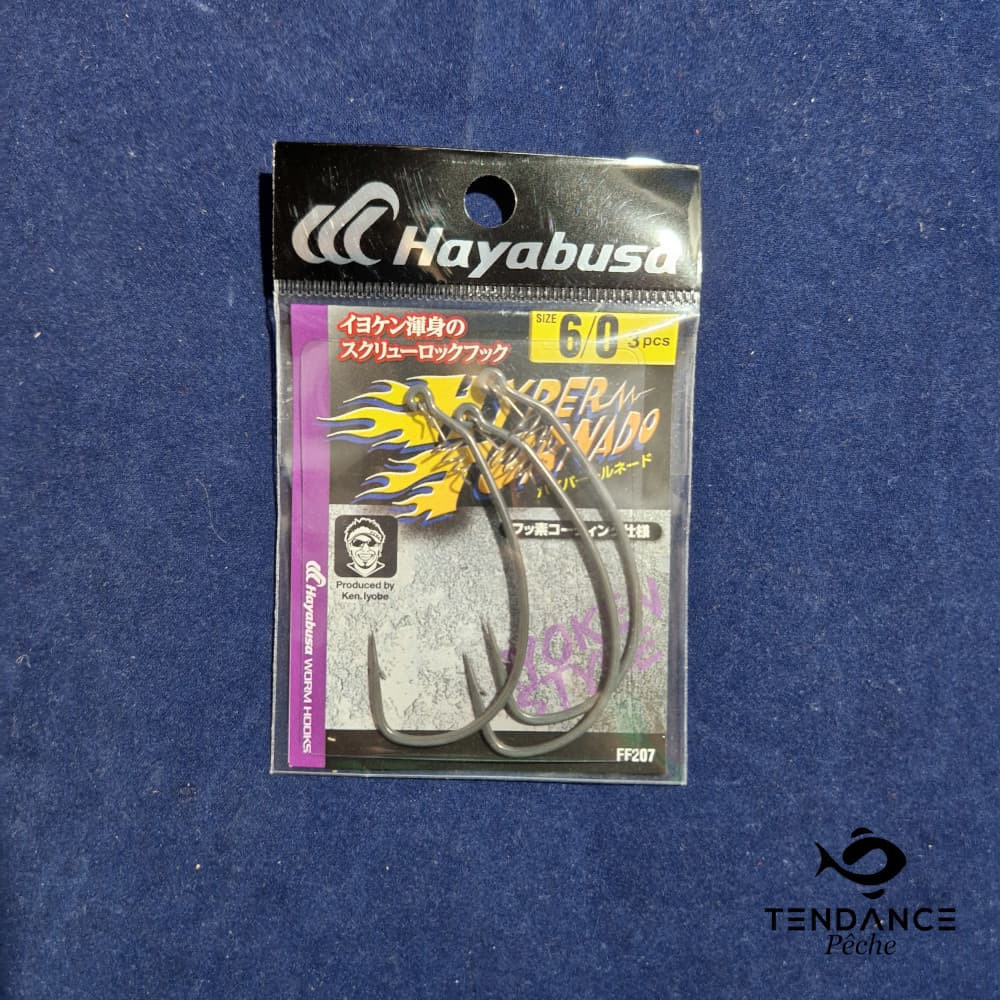 Hameçon Texan Hyper Tornado - Hayabusa - 6/0