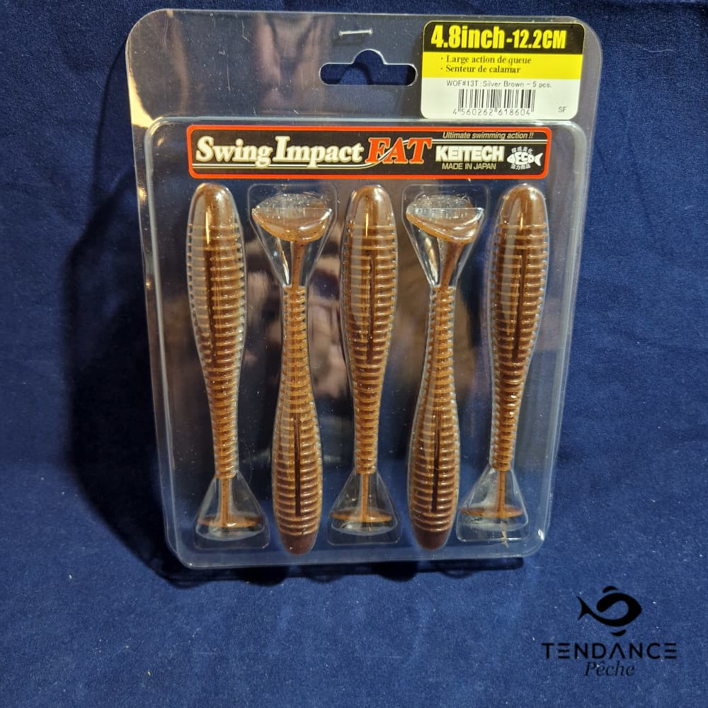 Swing impact fat 4.8" - KEITECH -  / Silver brown 