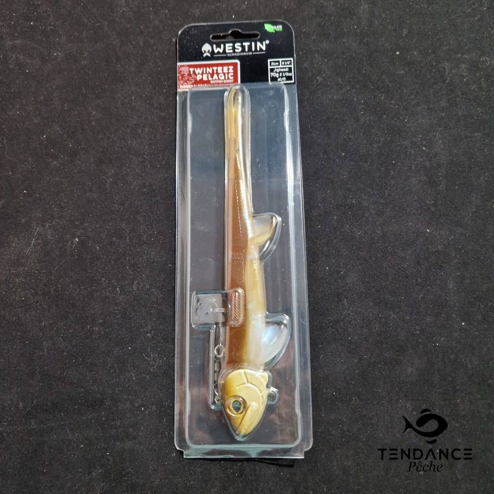 Twinteez Pelagic Vtail - Westin - Baitfish Ghost