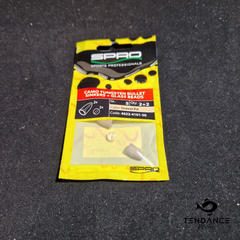 Tungsten Bullet Sinker Camo - Spro - 5 Grammes
