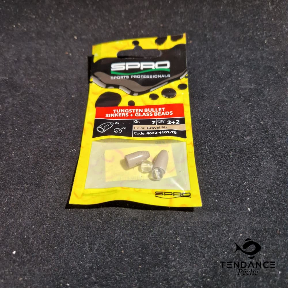 TUNGSTEN BULLET SINKER CAMO - SPRO - 7 grammes