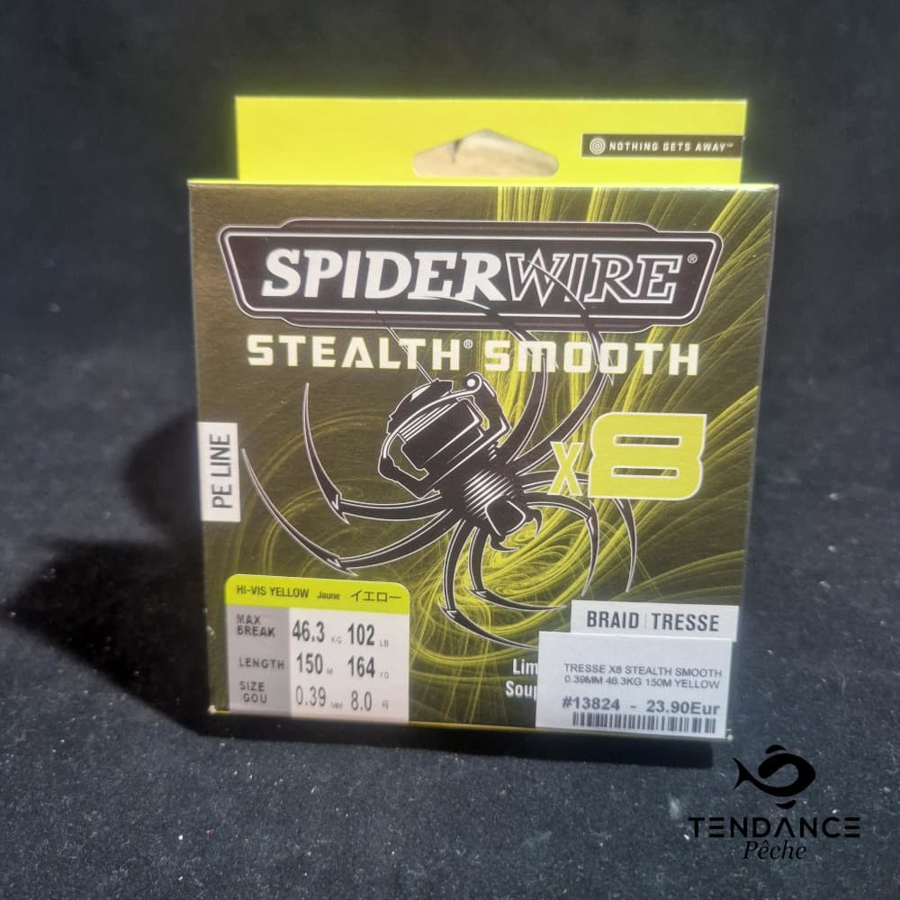 Spiderwire Stealth Smooth Jaune - Spiderwire - 0.39Mm 